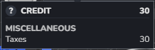 The credit breakdown of a system