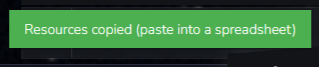Tooltip prompting C to copy resource total and rate